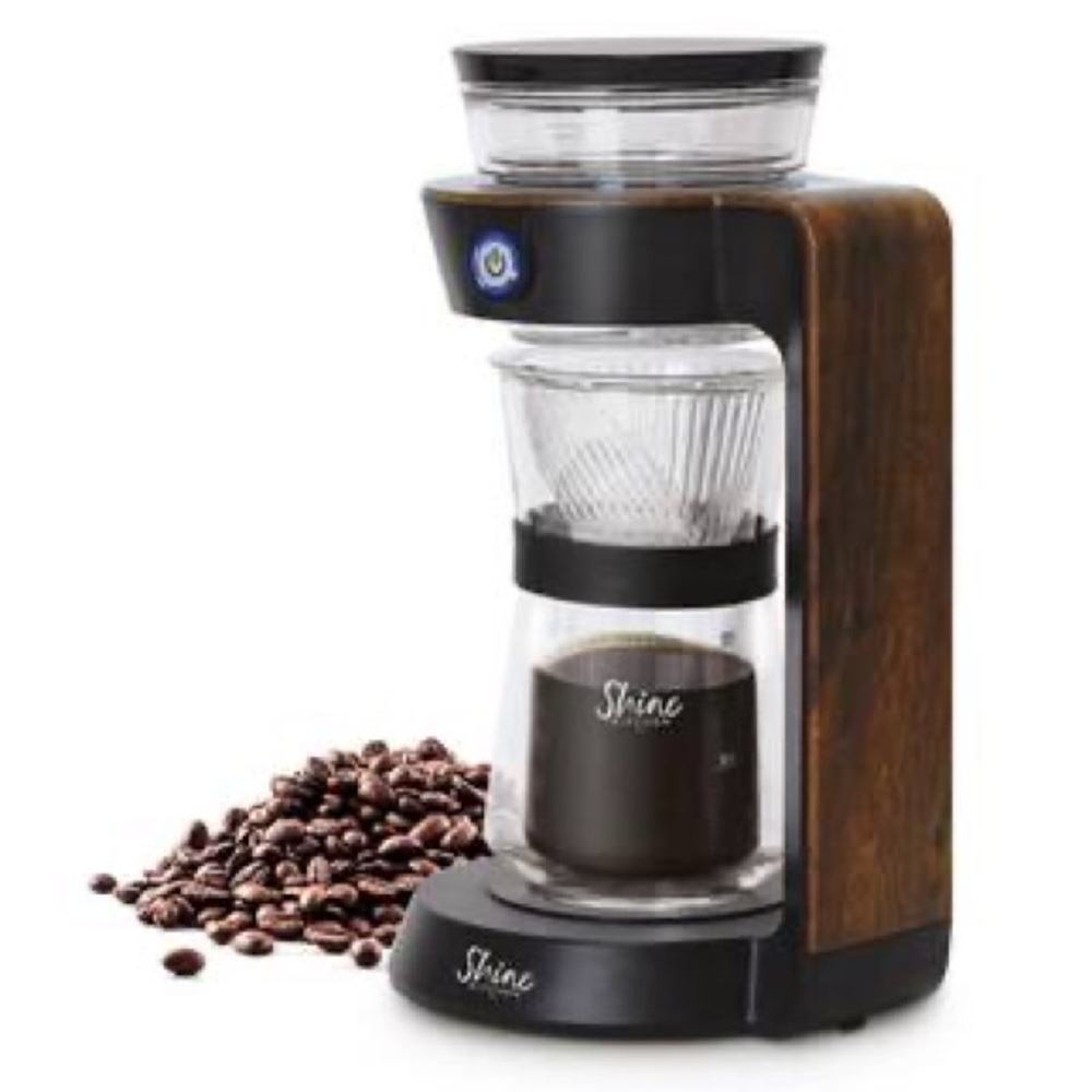 Shine Kitchen Automatic Pour Over Coffee Maker portable